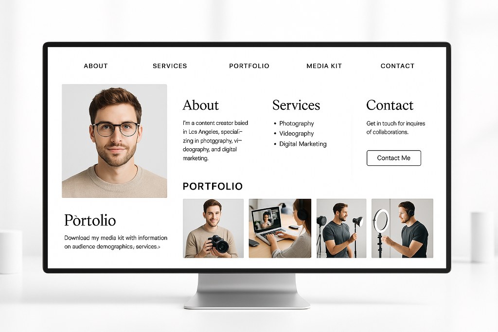 A professional website.