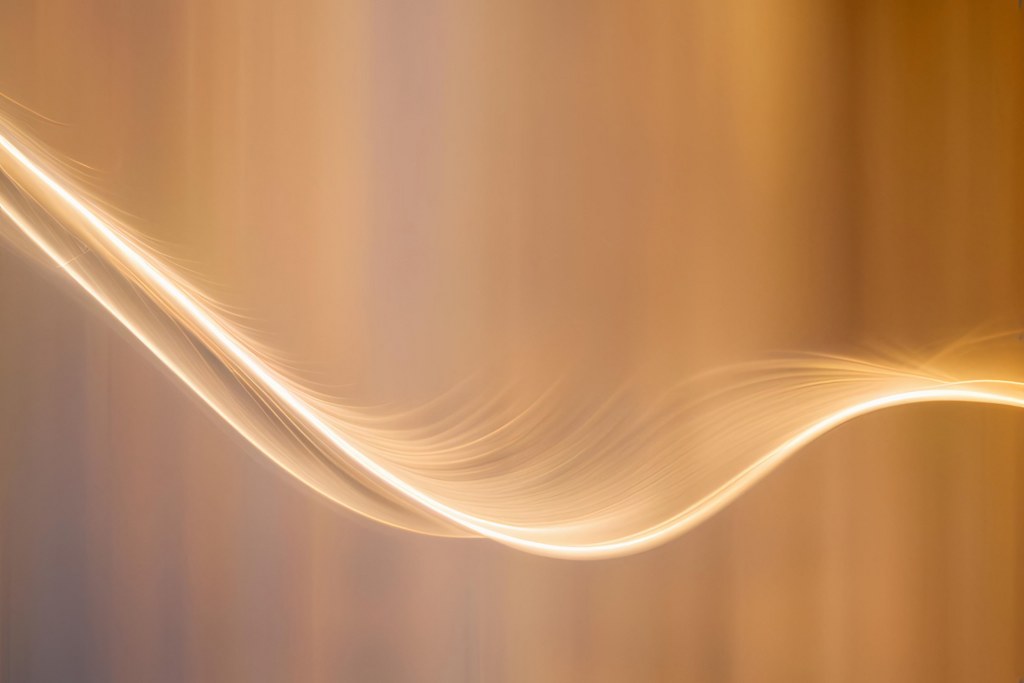 Abstract Light Wave Background.