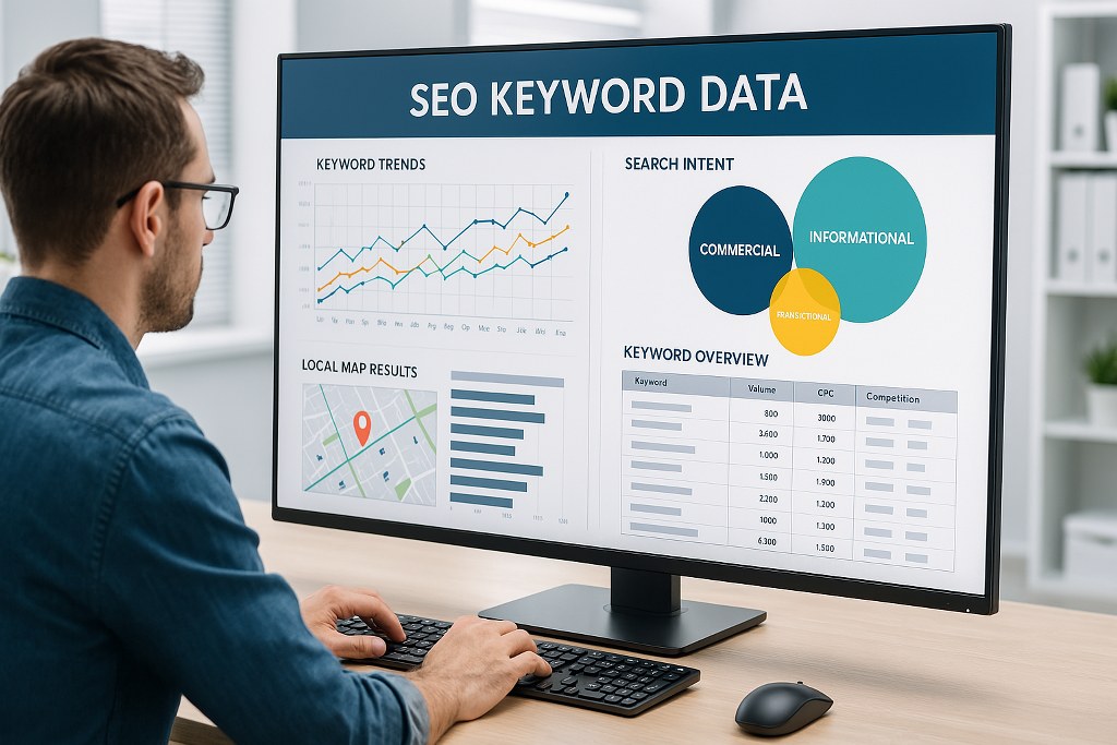Analytics for SEO keyword data.