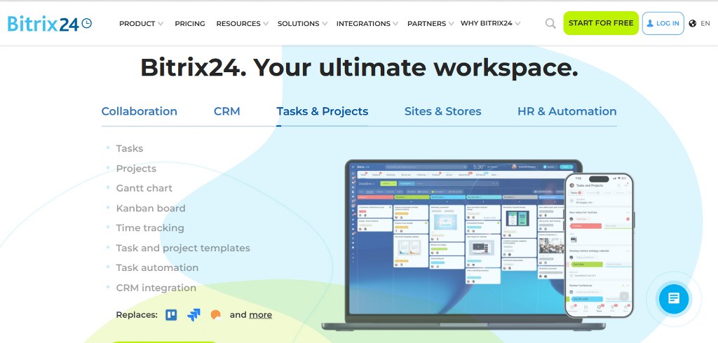 Bitrix24 (Free Plan)