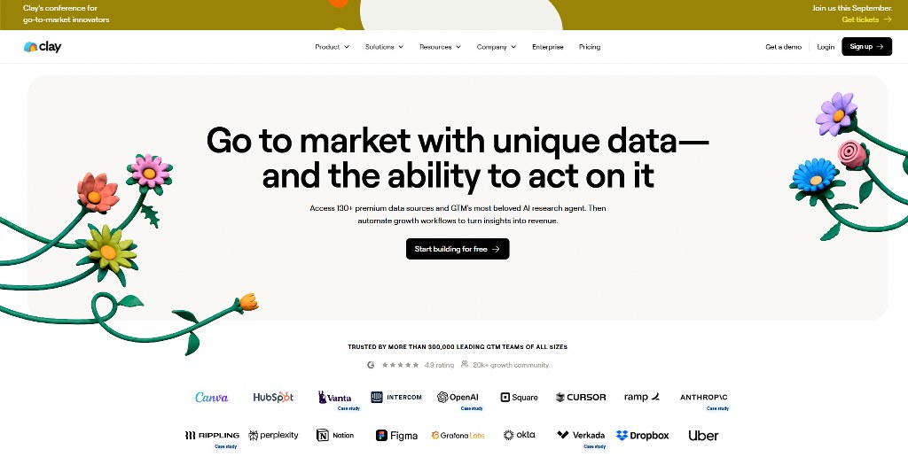 Clay website.