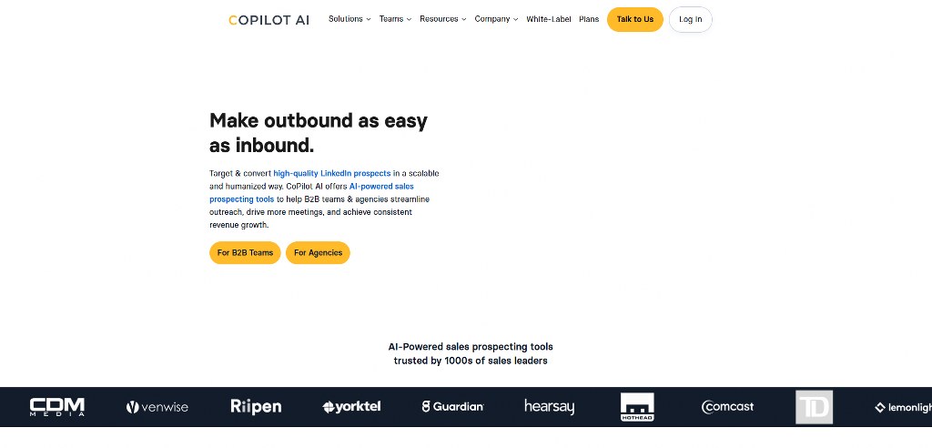 Copilot AI homepage.