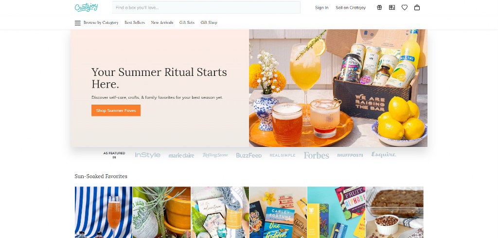 CrateJoy's website.
