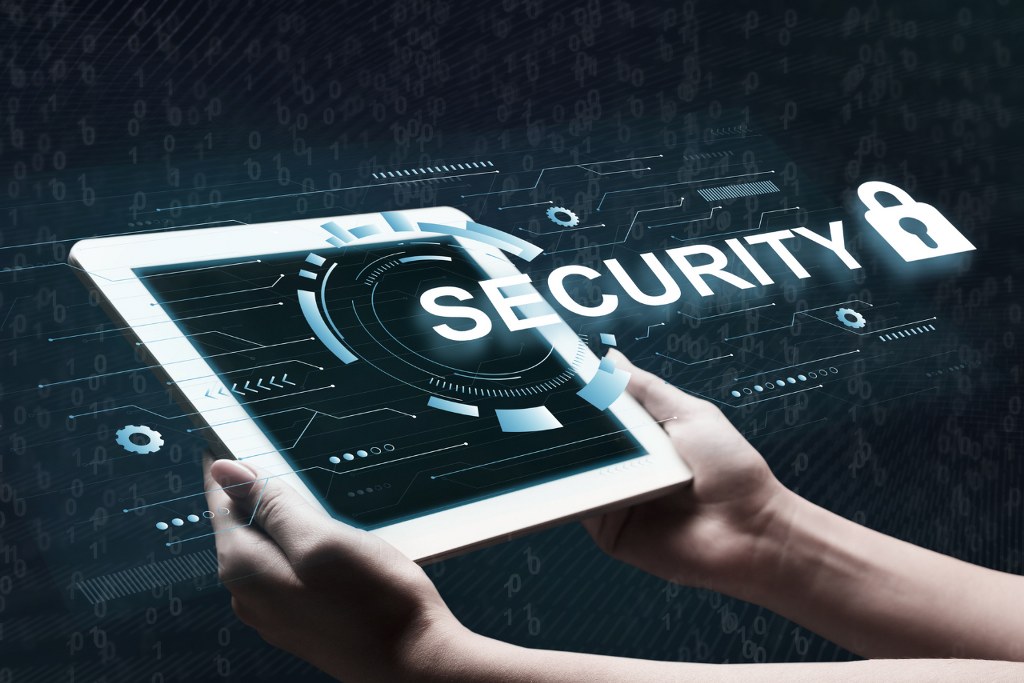 Cybersecurity and Information Technology Security Services Concept.