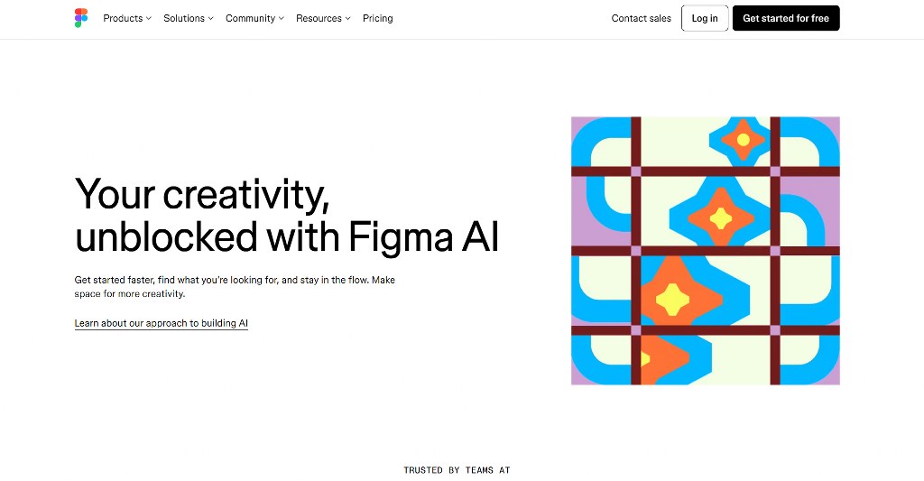 Figma website homepage.
