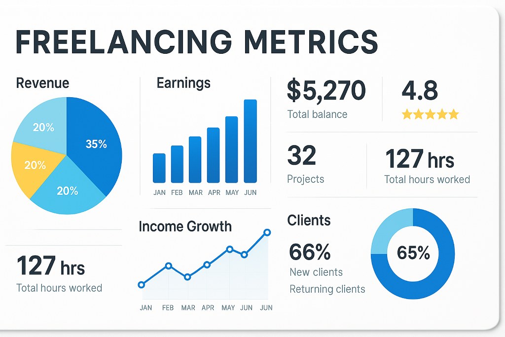 Freelancer's metrics.