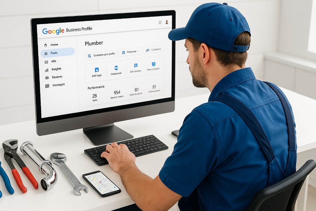 Google Business Profile curated for plumbing.