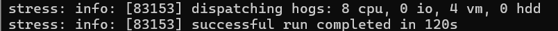 Stress test result