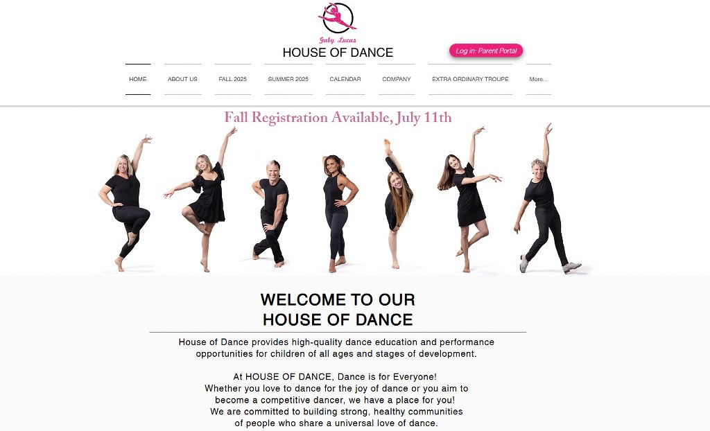 House of Dance website.