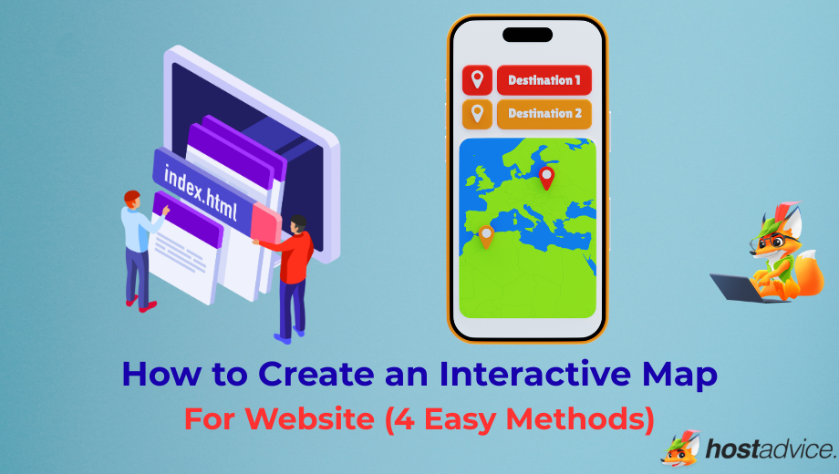 How to Create an Interactive Map for a Website (4 Methods)