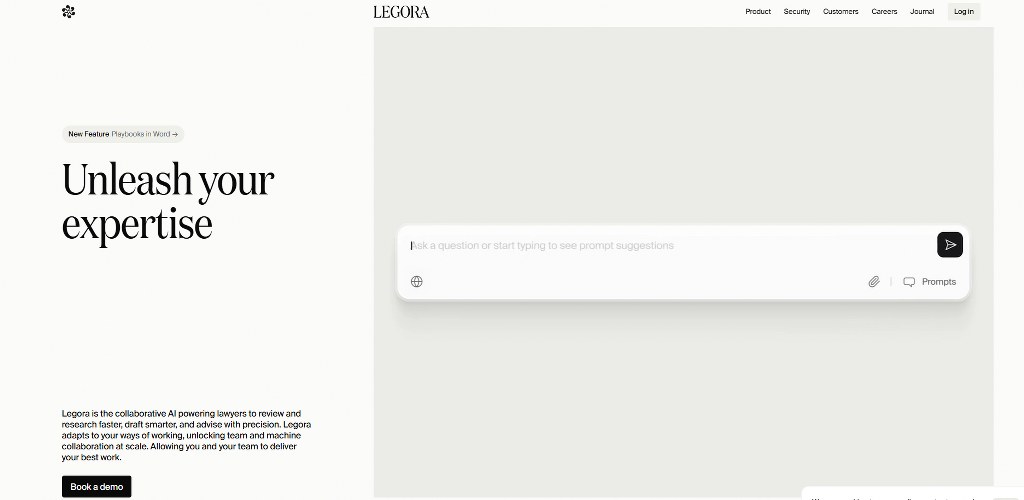 Legora website.