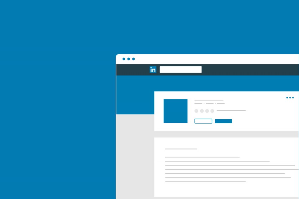 Linkedin mockup.