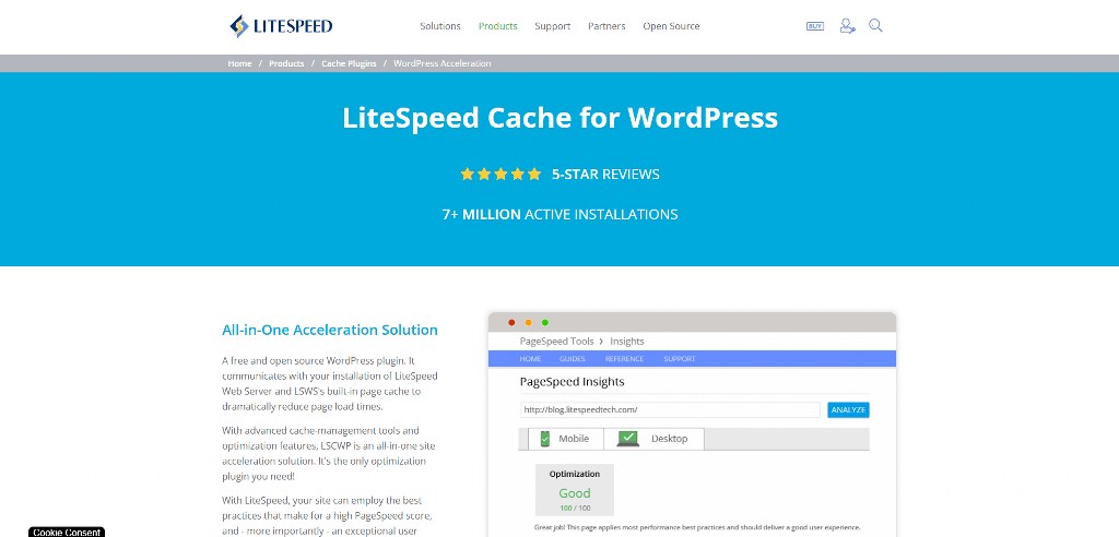 LiteSpeed's website.