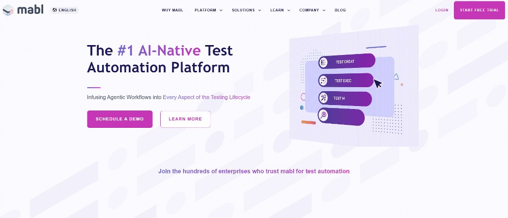 Mabl's website.