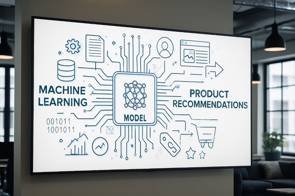 Machine learning for product recommendation.