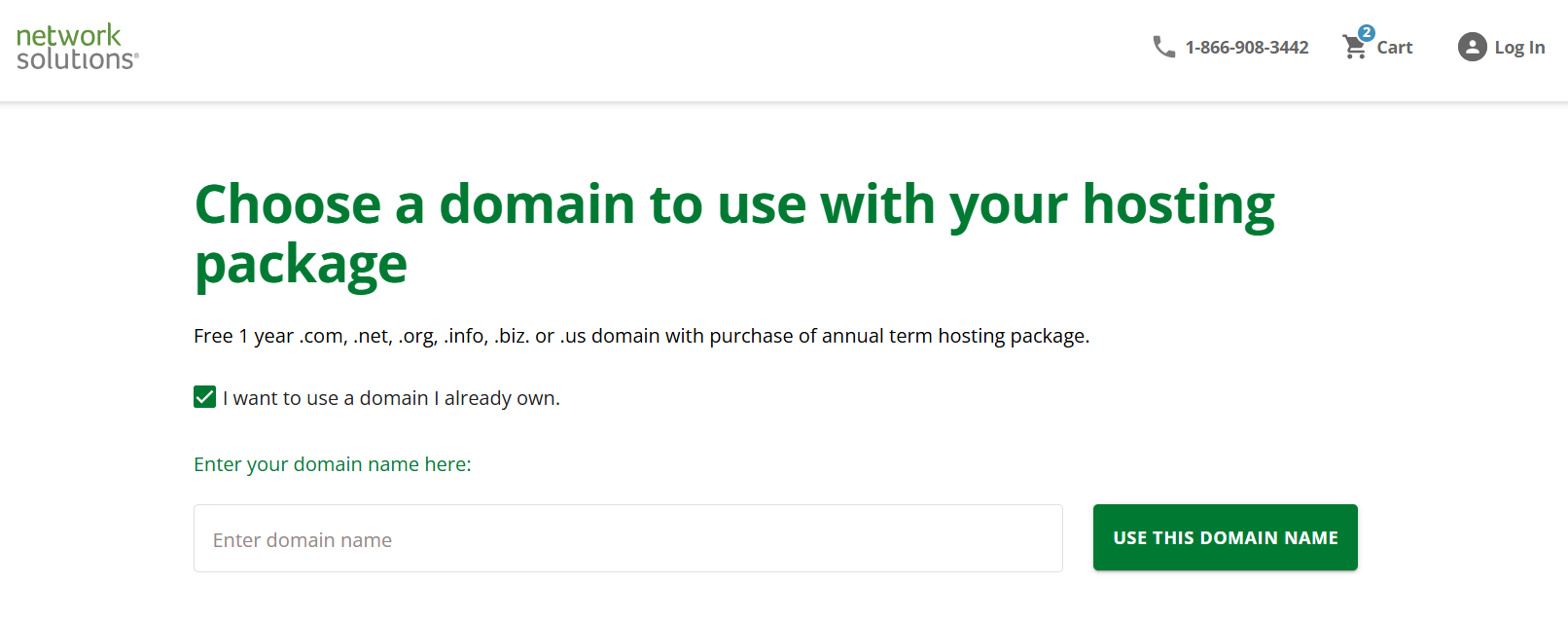 Domain configurations