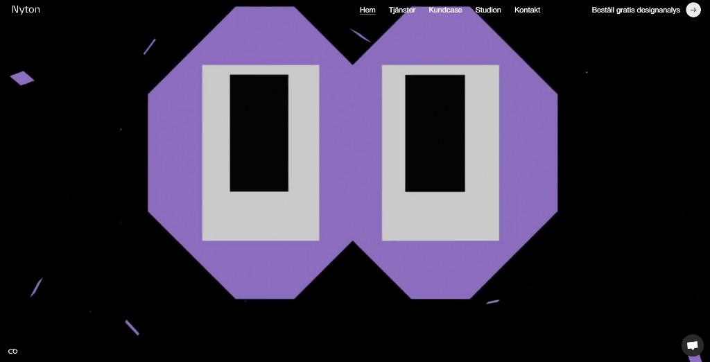 Nyton website homepage.