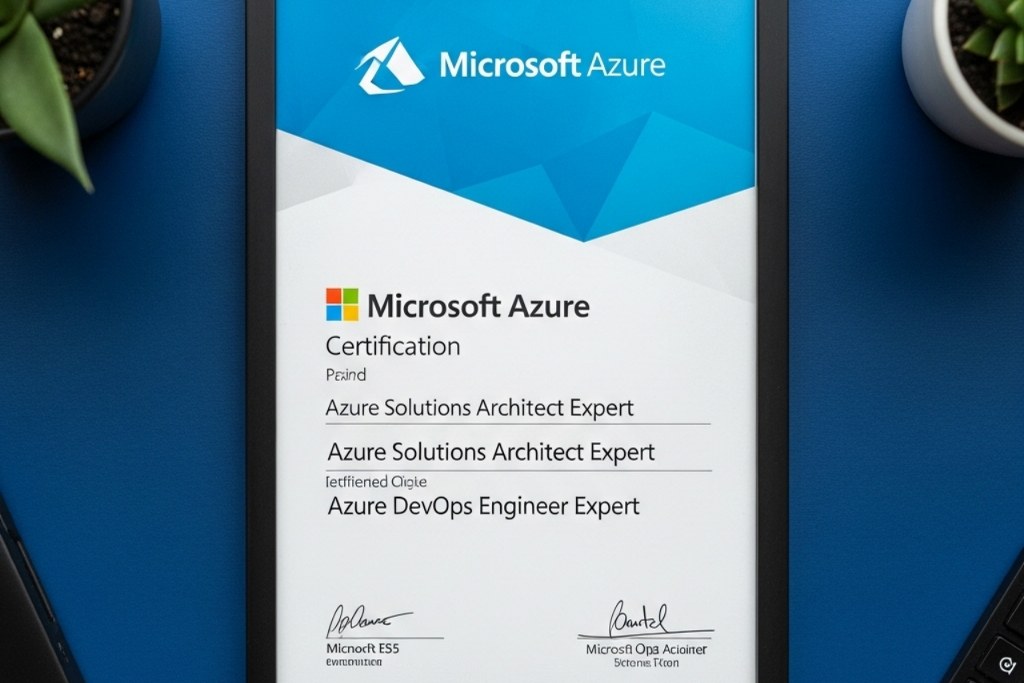 Sample Microsoft Azure certificate.