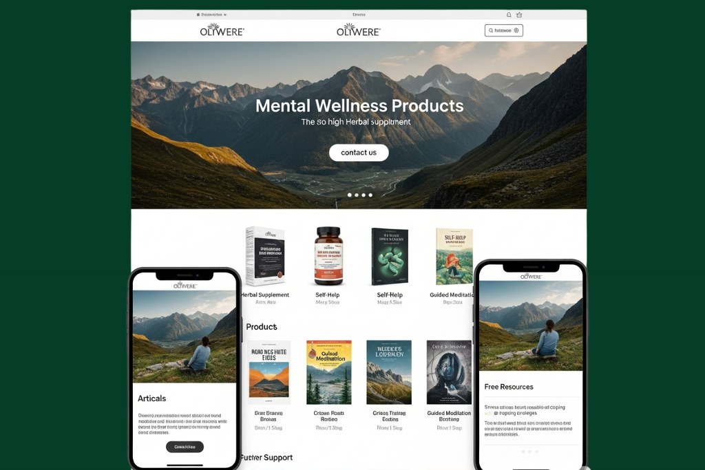 Sample mental wellness online store.