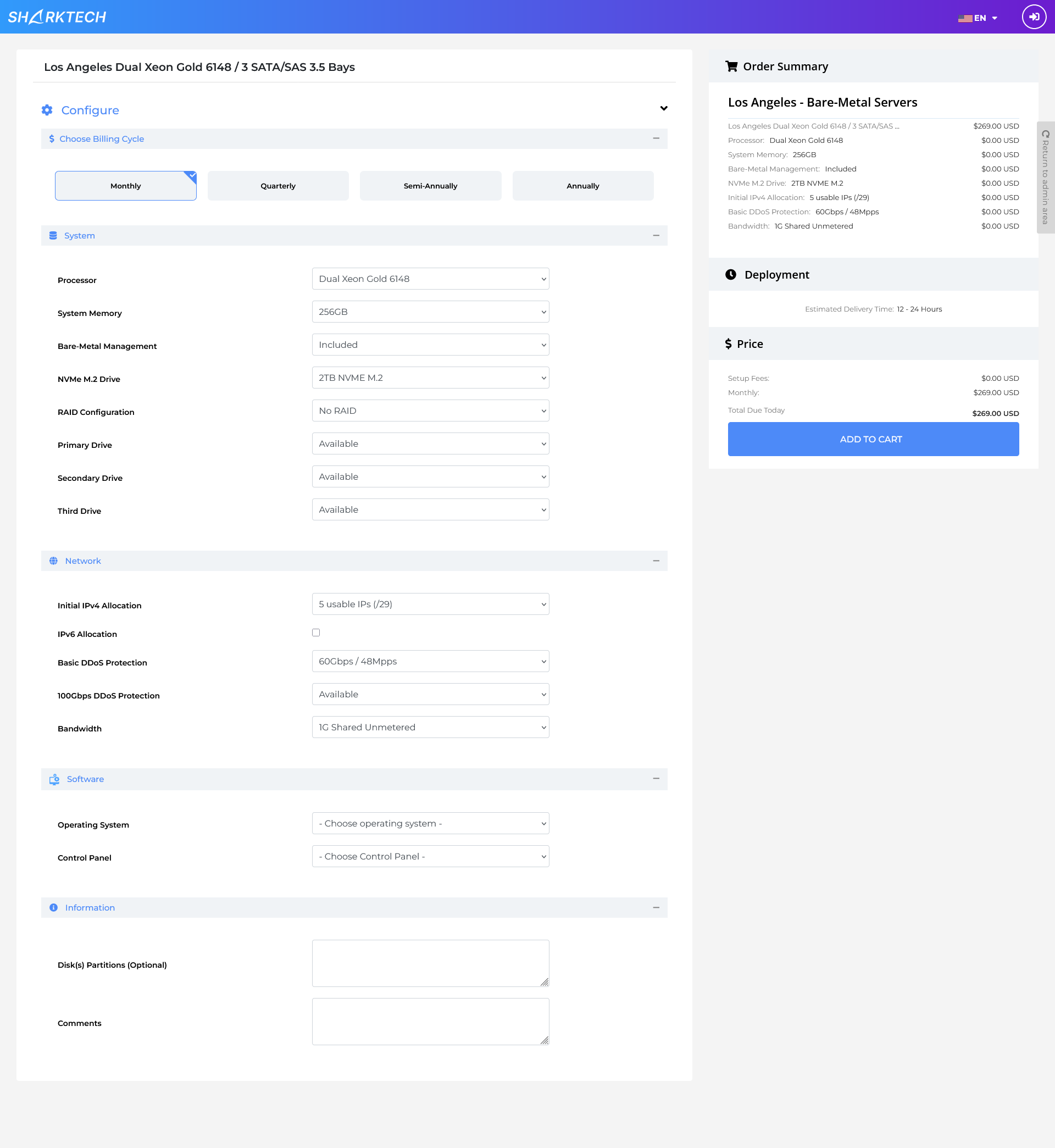 Server Configurations