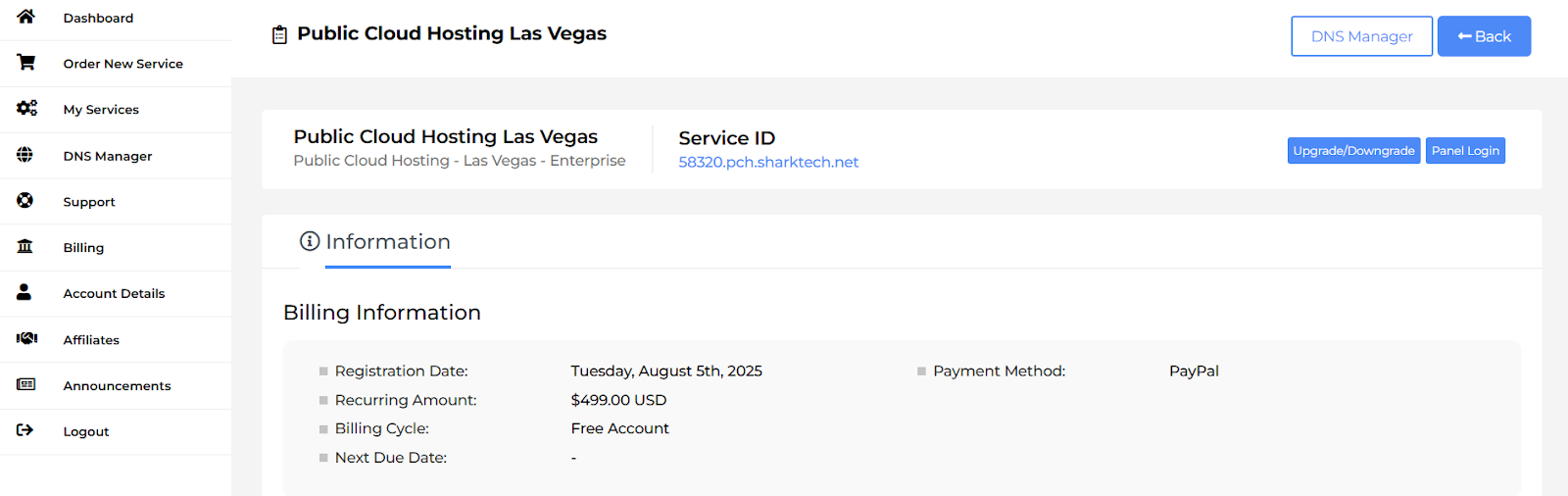 Billing Information