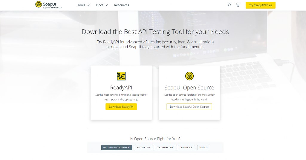 SoapUI website.