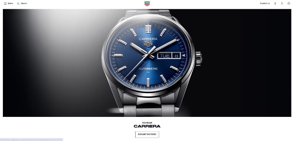 Tag Heuer's website.