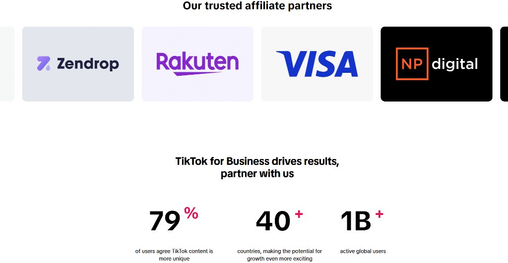 Tiktok affiliate brands.