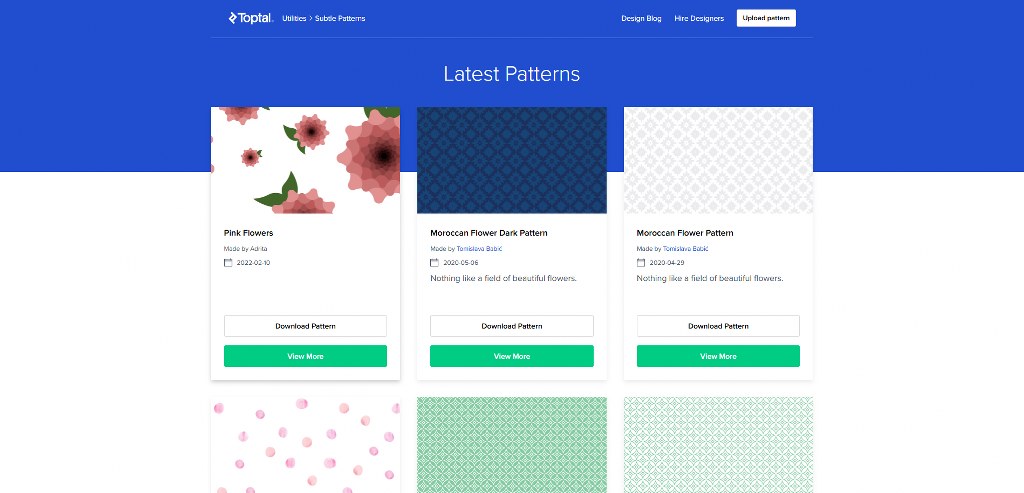Toptal's website.