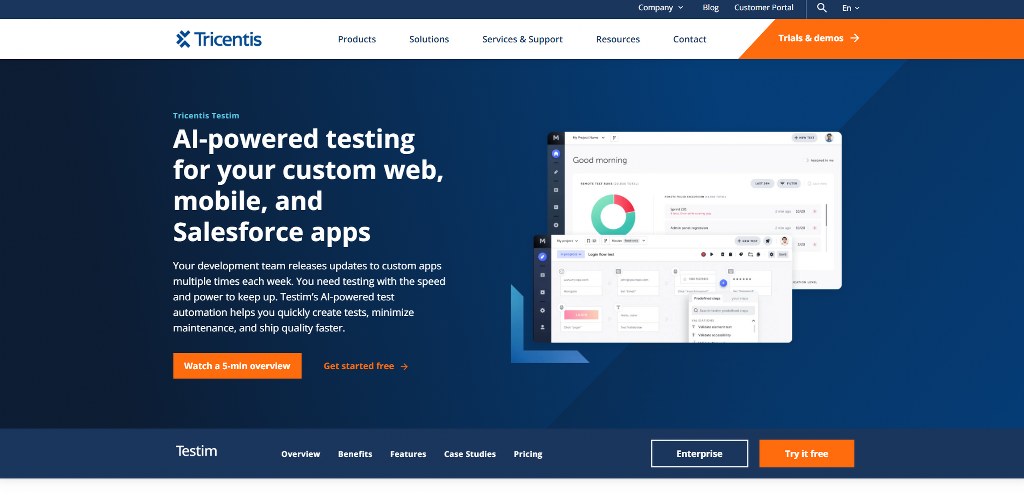 Tricentis website.