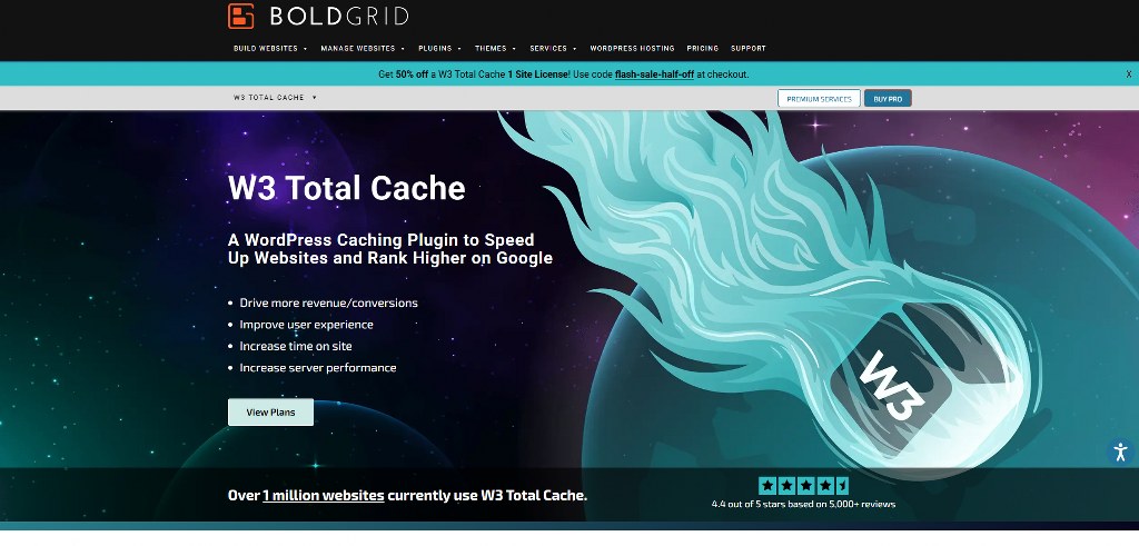 W3 Total Cache's website.