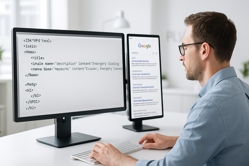 Website SEO tags.