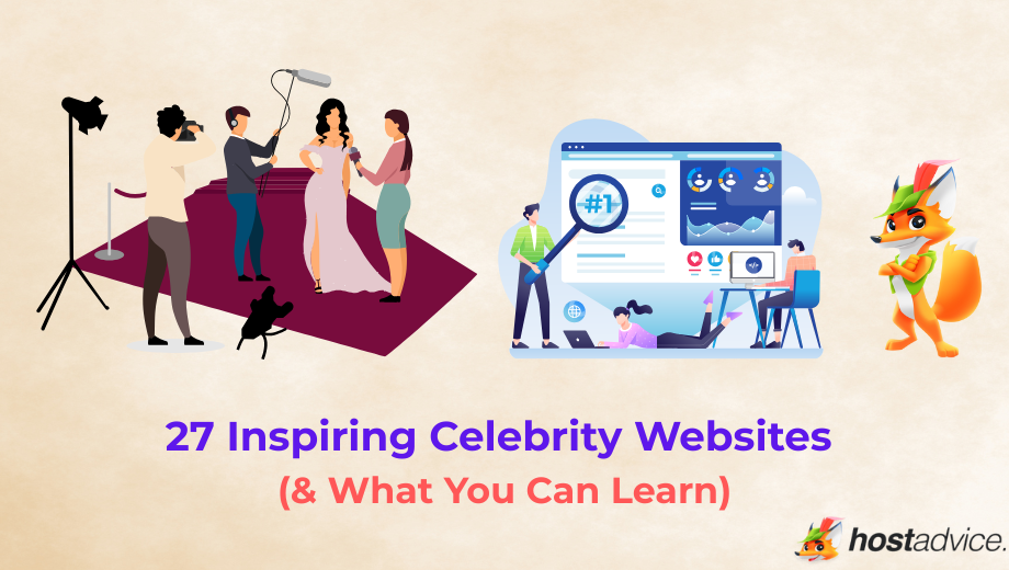 27 Inspiring Celebrity Websites (& What You Can Learn) blog