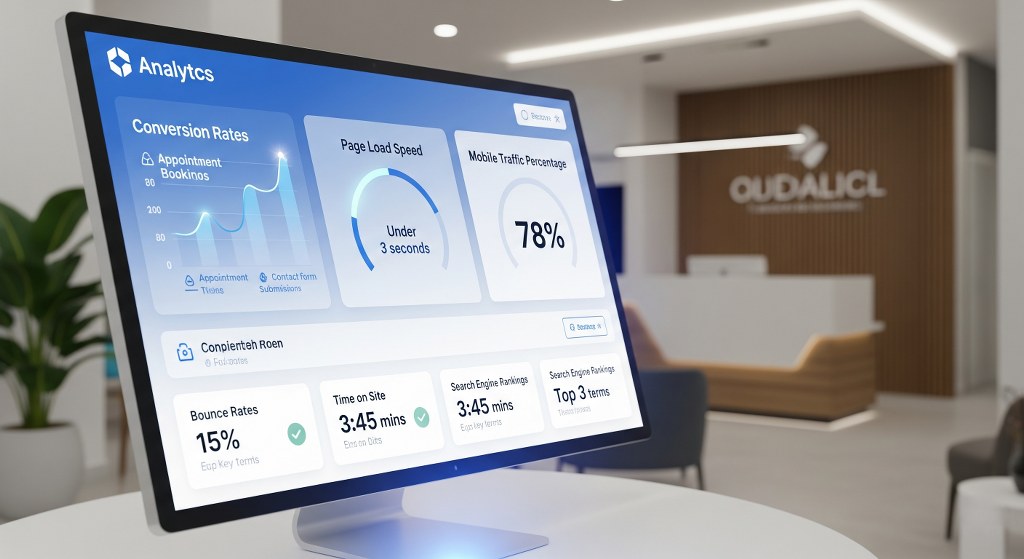 A analytics page is the key of sucess of a medical website