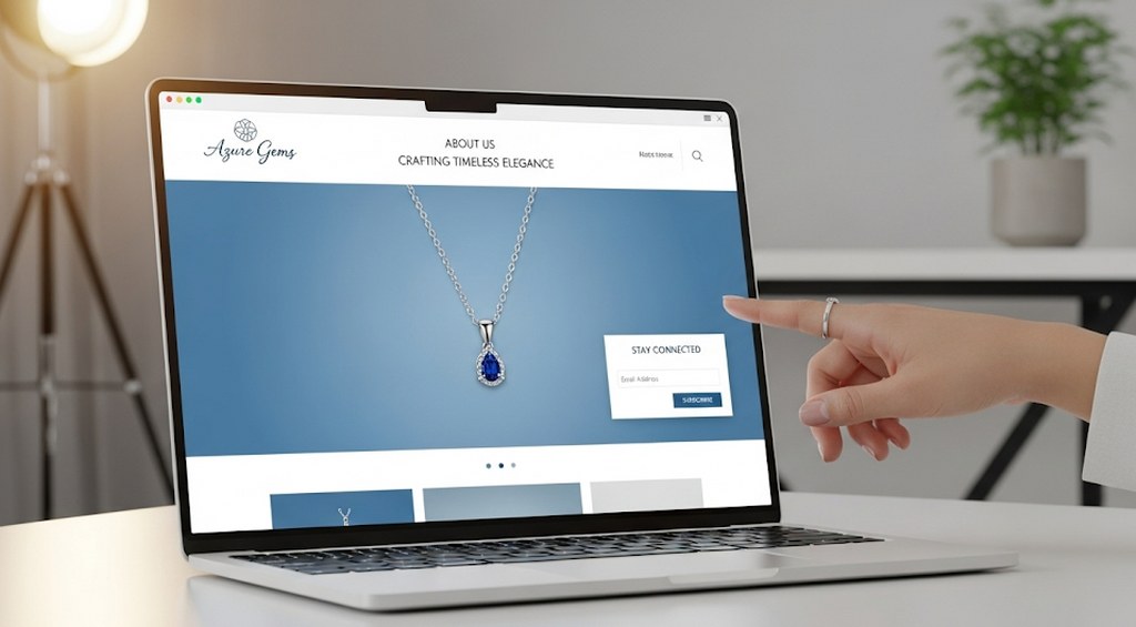 A owner is branding his/her own product in their website