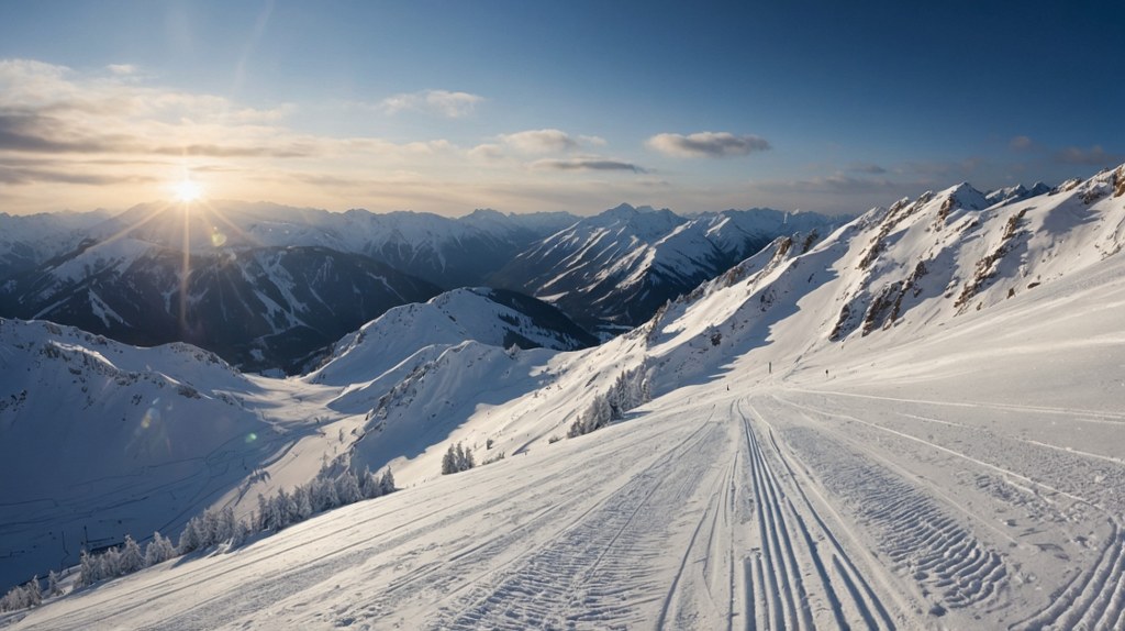 A skiing field.