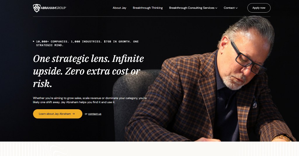 Abraham Group's homepage.