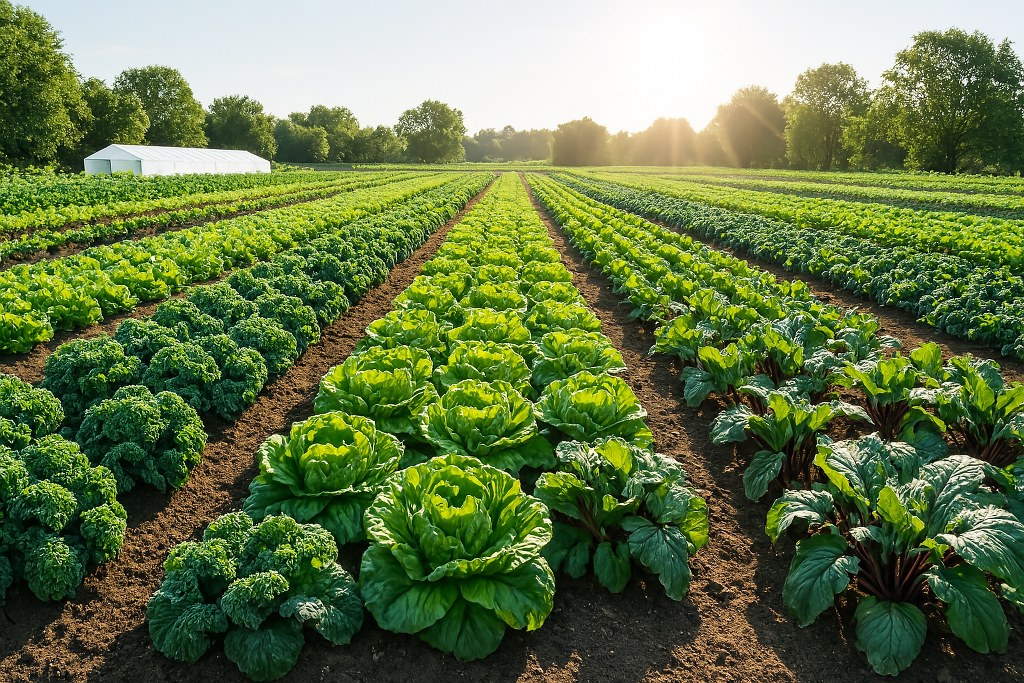An organic farm.