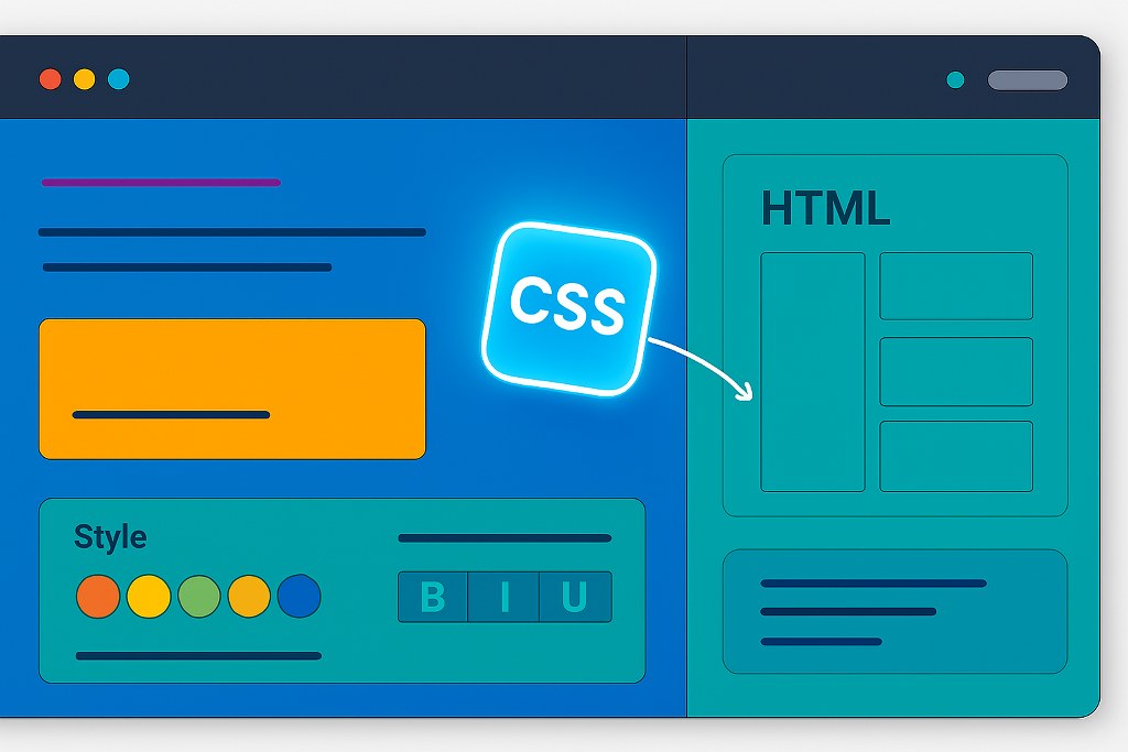 CSS and HTML design.