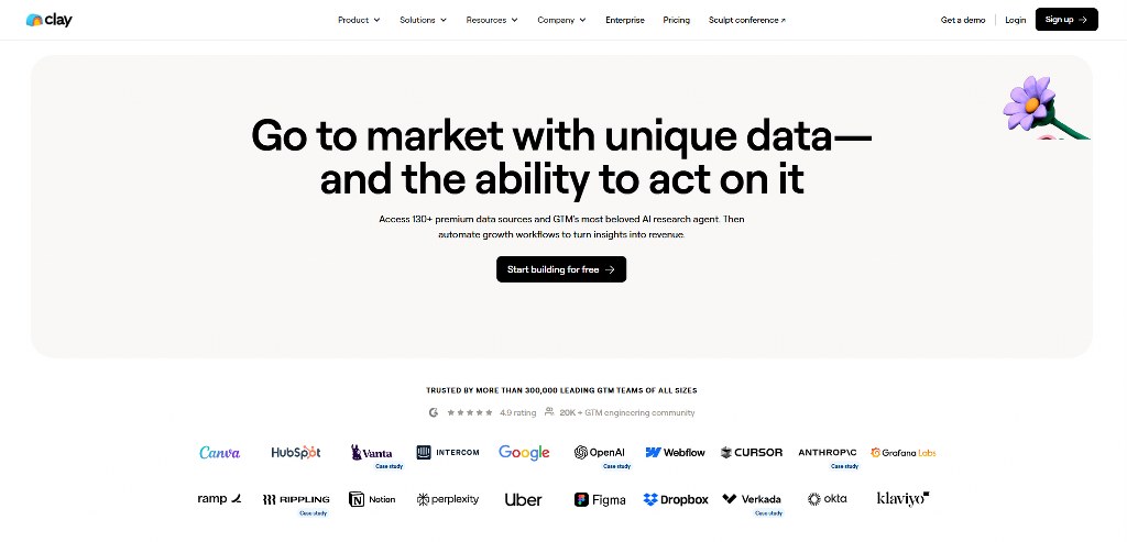 Clay's website.