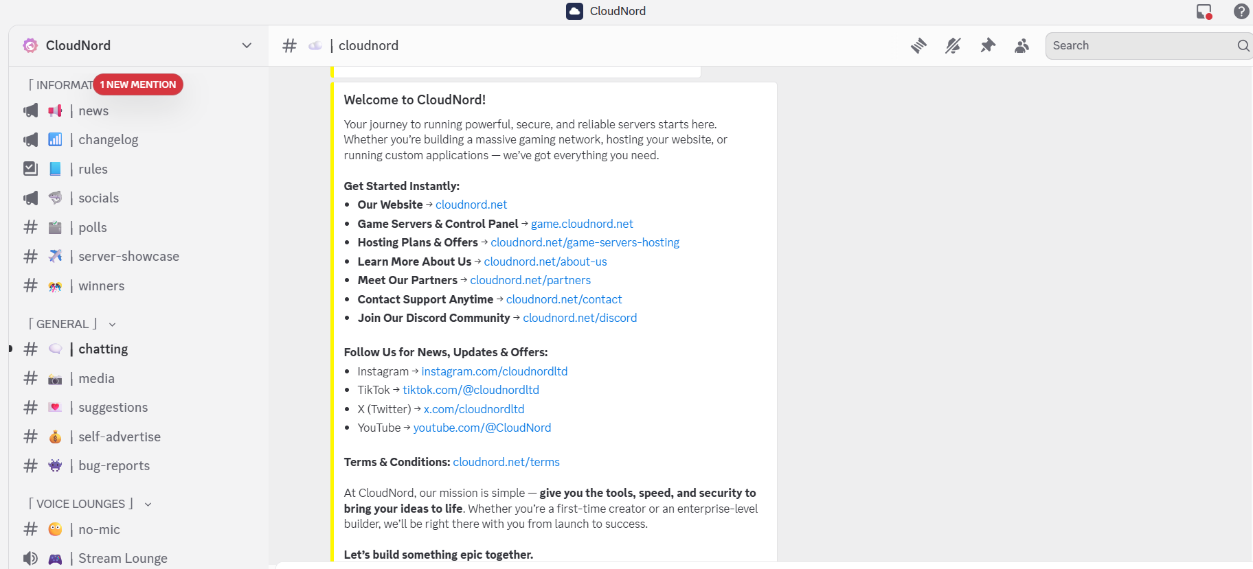 Discord support