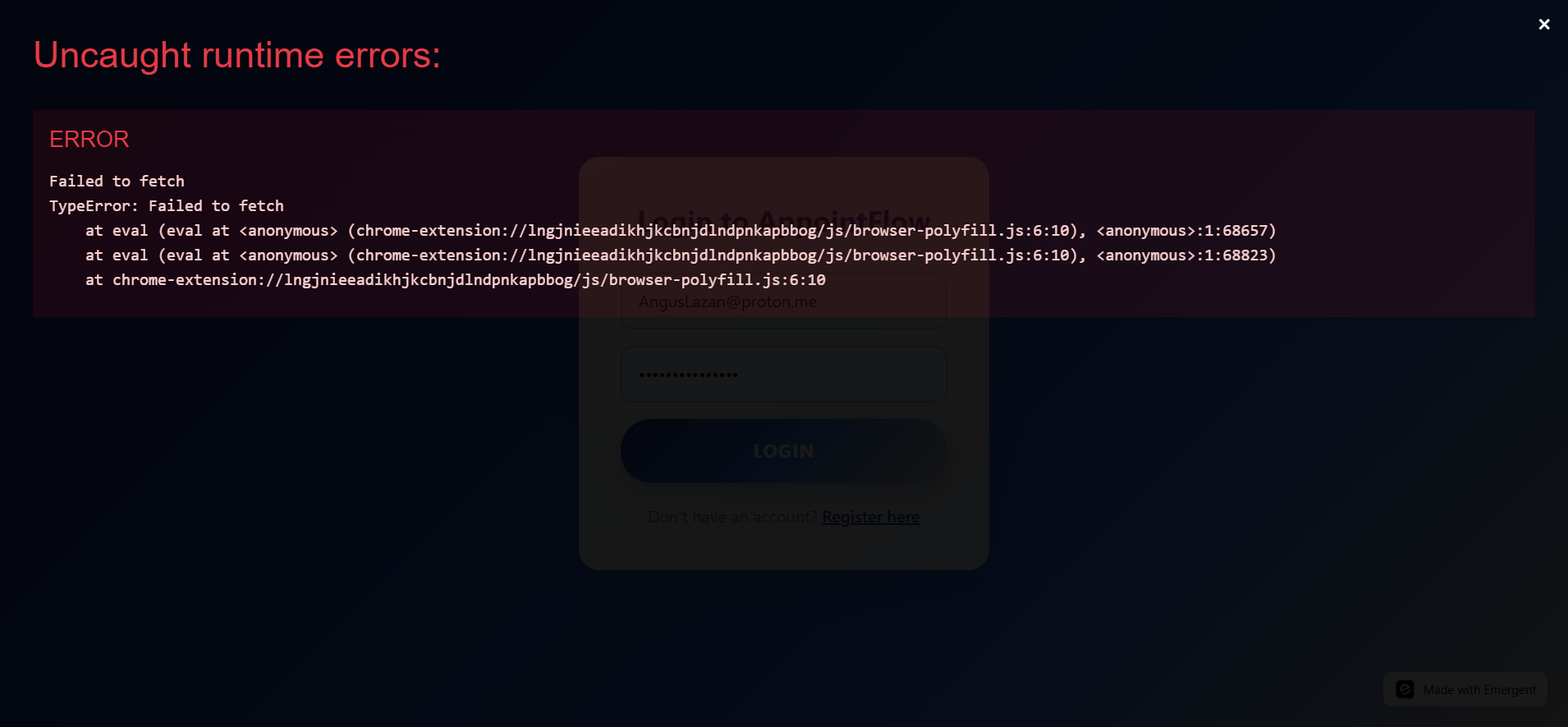 screenshot of the