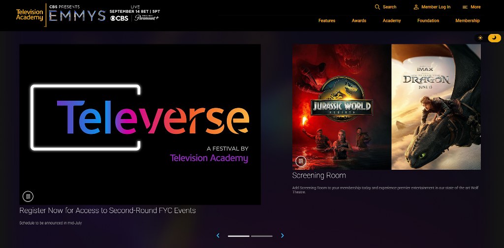 Emmy's website.