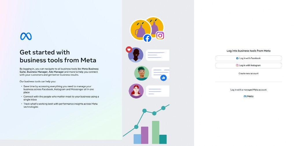 Facebook Business Manager account homepage.