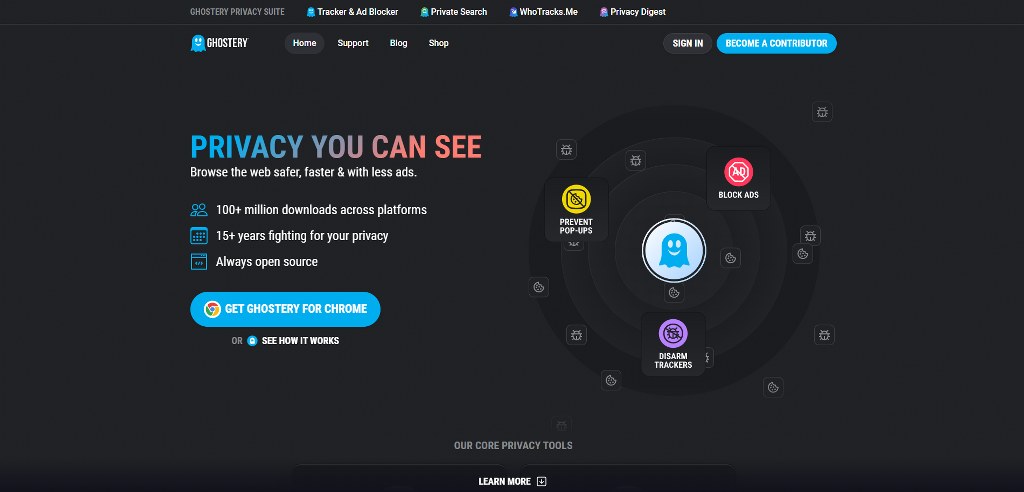 Ghostery's website.