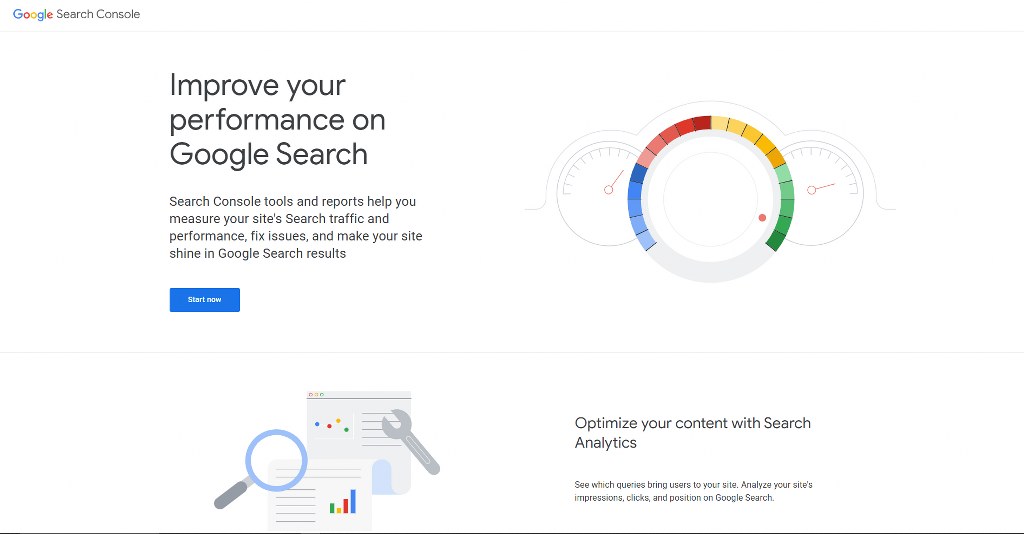 Google Search Console.