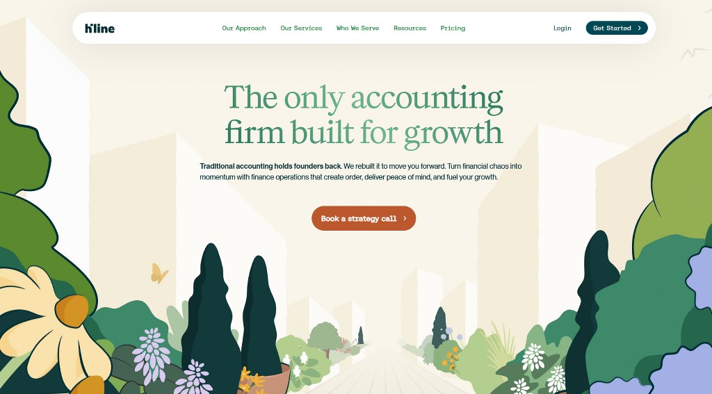 Hiline Website Homepage