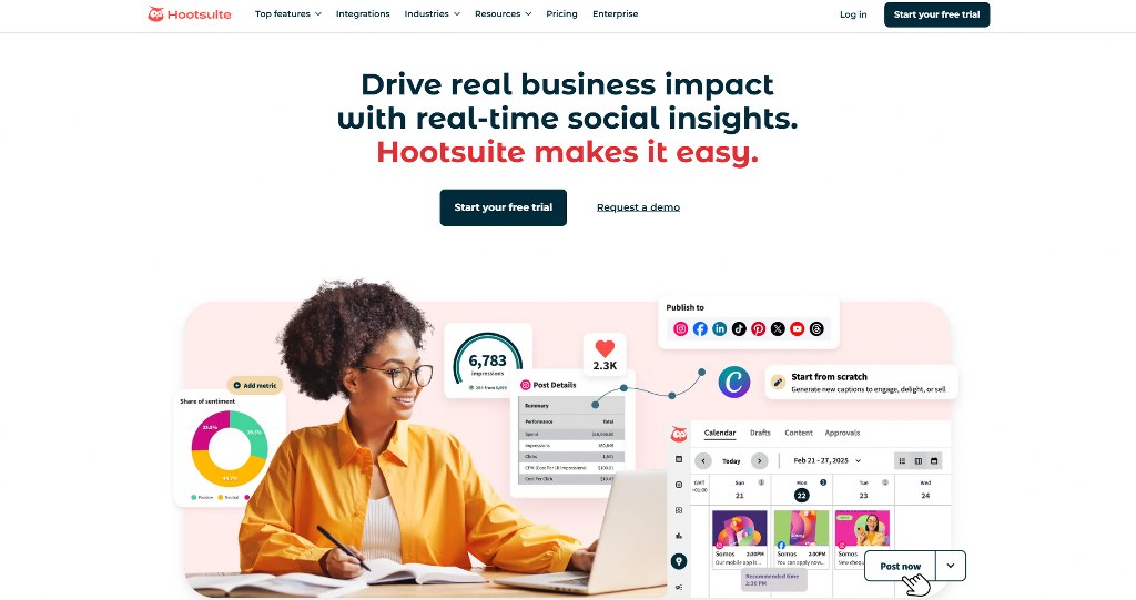 Hootsuite website.