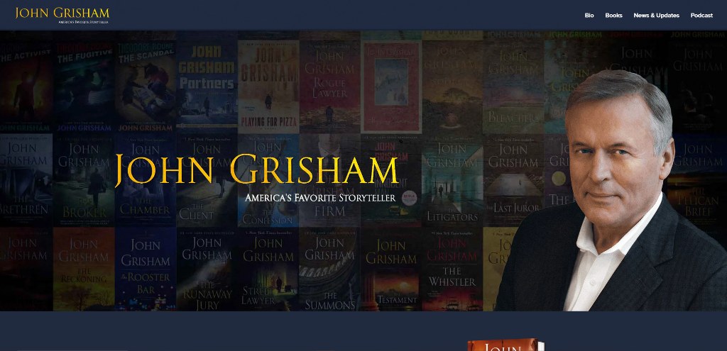 John Grisham's website.