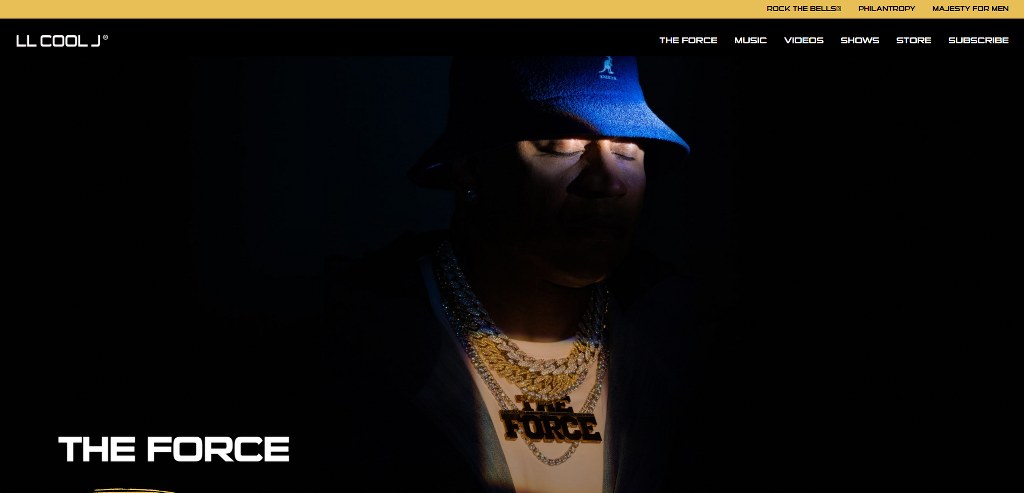 LL Cool J's website.